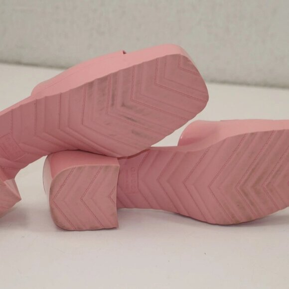 Gucci Rubber Platform Slide Sandals Wild Rose Women's EU 41 US 11 - Pink - Picture 10 of 16